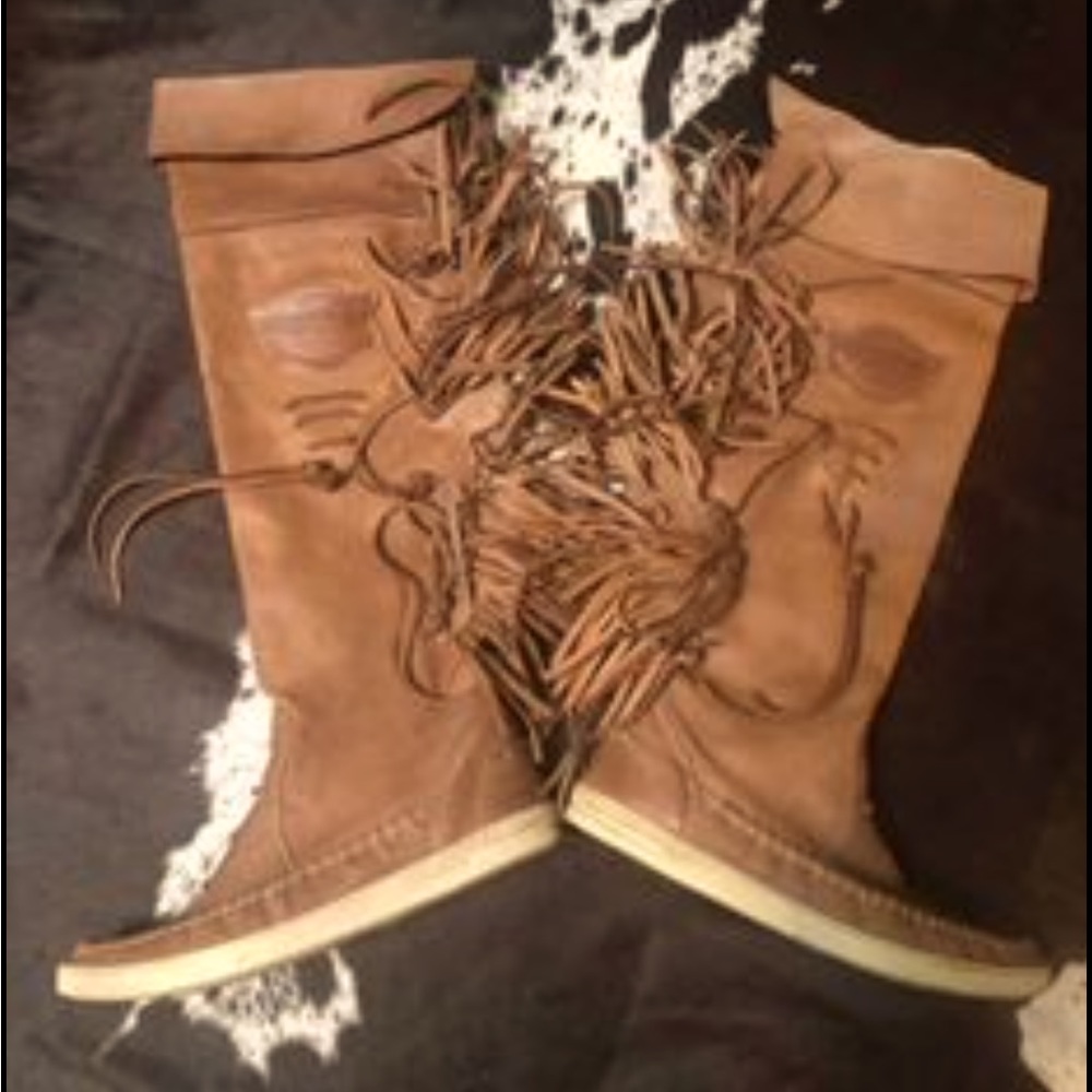 El Vaquero Boot w Fringe - 40